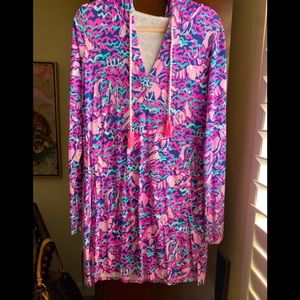 Lilly Pulitzer Lobstah Roll print dress/coverup